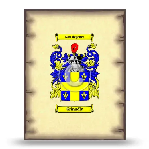 Grinndly Coat of Arms Print