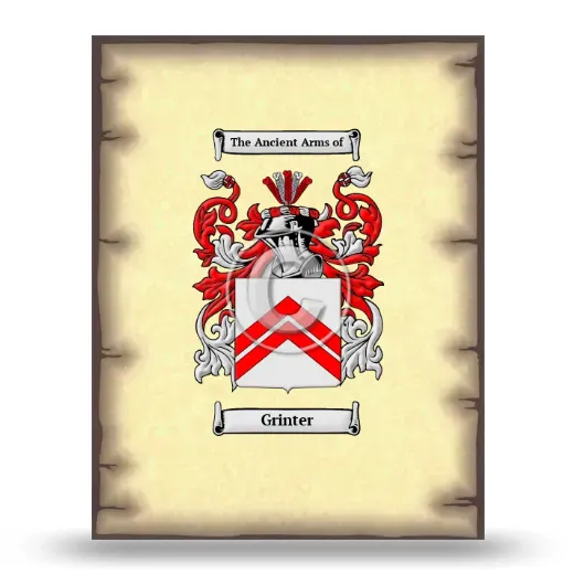 Grinter Coat of Arms Print