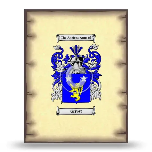 Grivet Coat of Arms Print