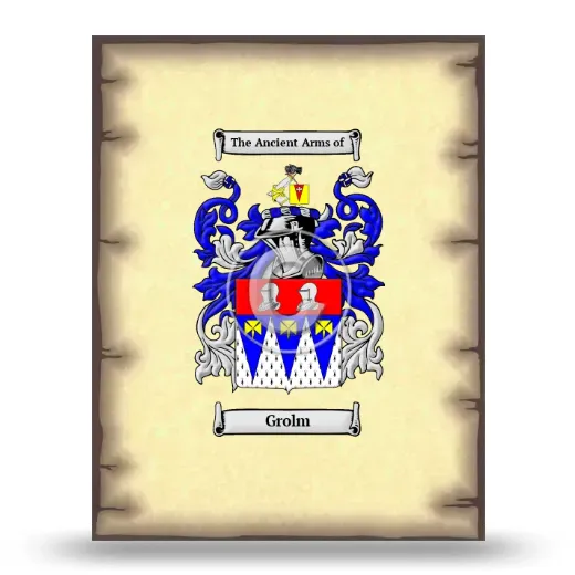 Grolm Coat of Arms Print