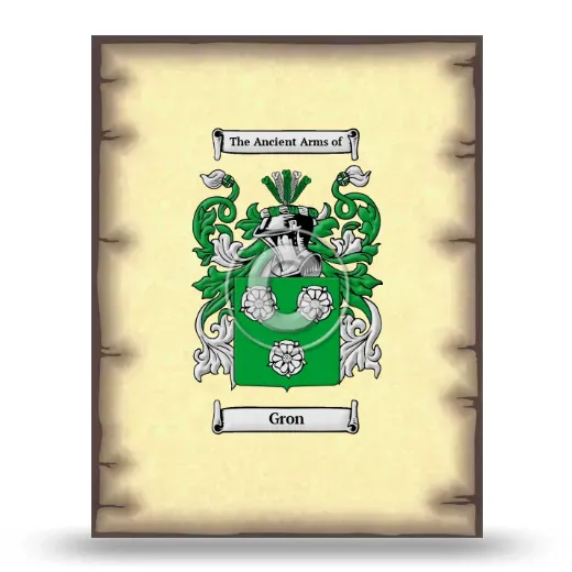 Gron Coat of Arms Print