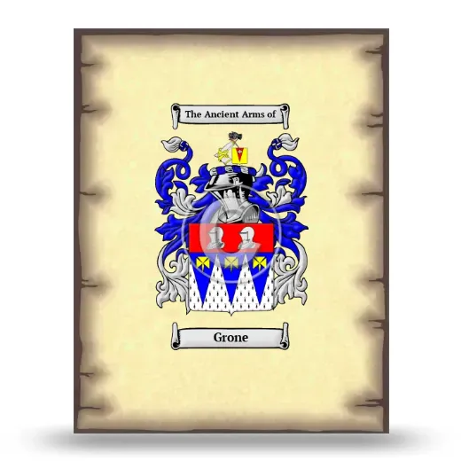 Grone Coat of Arms Print