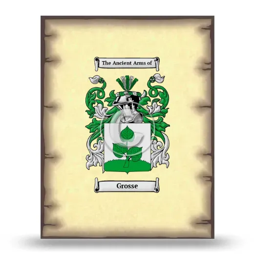 Grosse Coat of Arms Print