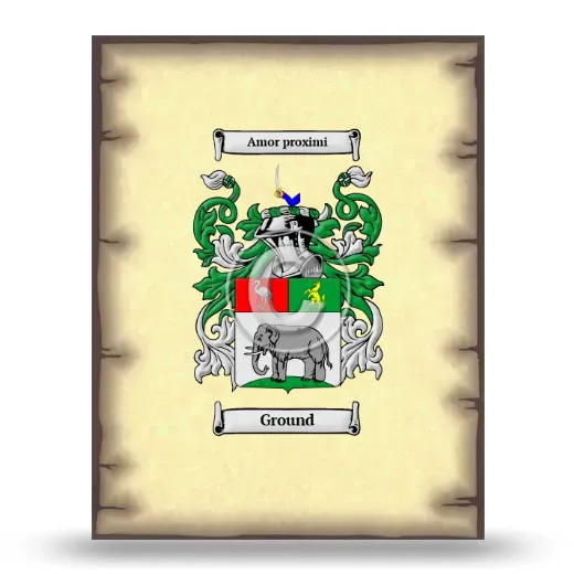 Ground Coat of Arms Print