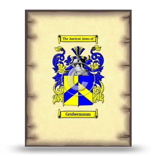 Grubermann Coat of Arms Print