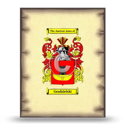 Grudzielski Coat of Arms Print