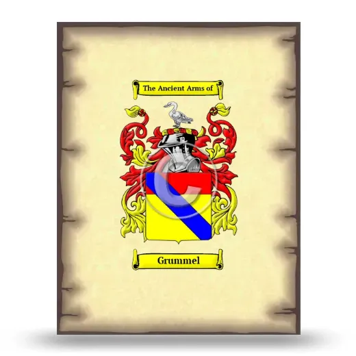 Grummel Coat of Arms Print