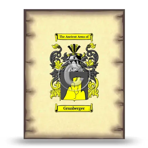 Grunberger Coat of Arms Print