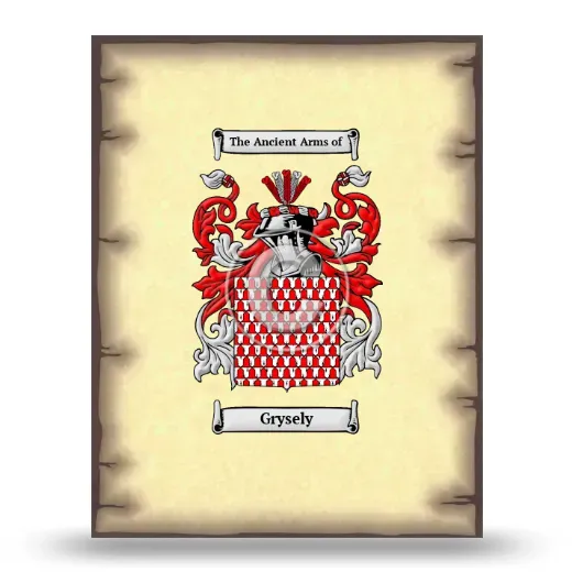 Grysely Coat of Arms Print