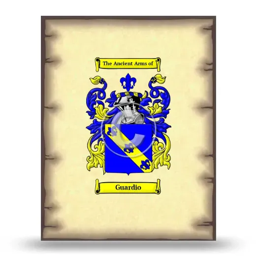 Guardio Coat of Arms Print