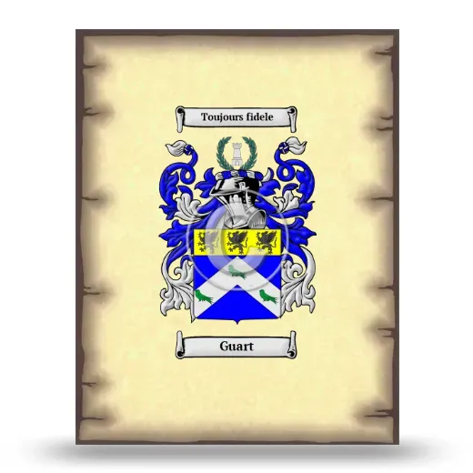 Guart Coat of Arms Print