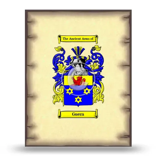 Guern Coat of Arms Print