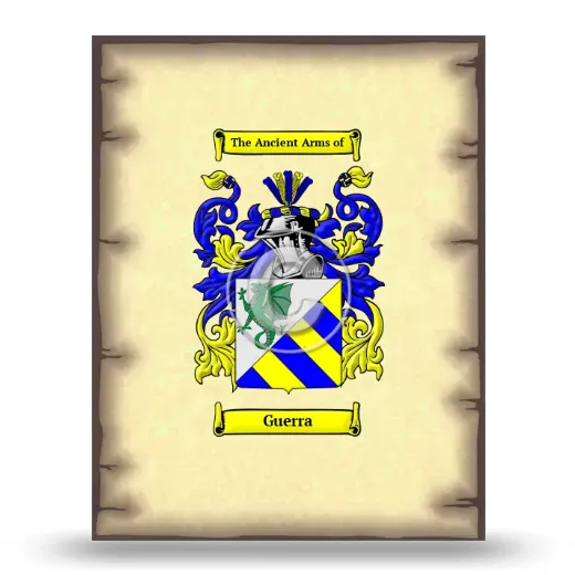 Guerra Coat of Arms Print