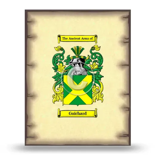 Guichard Coat of Arms Print