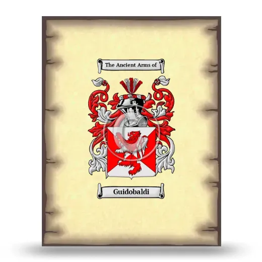Guidobaldi Coat of Arms Print