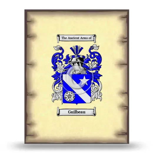 Guilbeau Coat of Arms Print