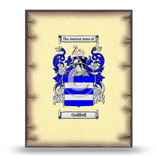 Guilfoil Coat of Arms Print