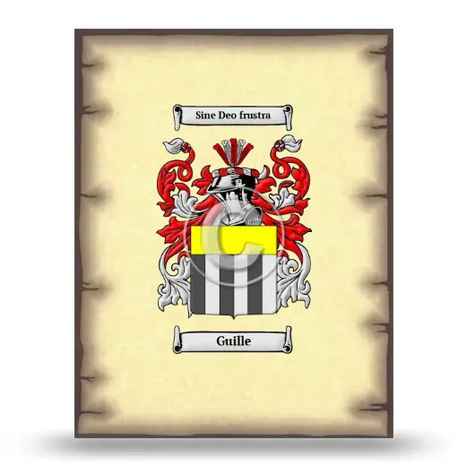 Guille Coat of Arms Print