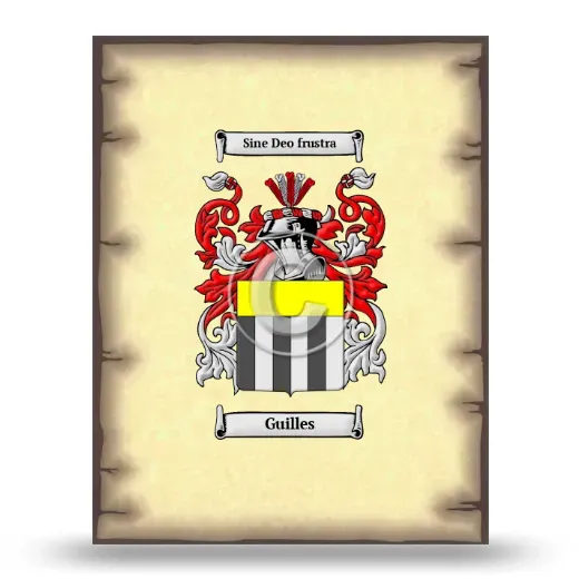 Guilles Coat of Arms Print
