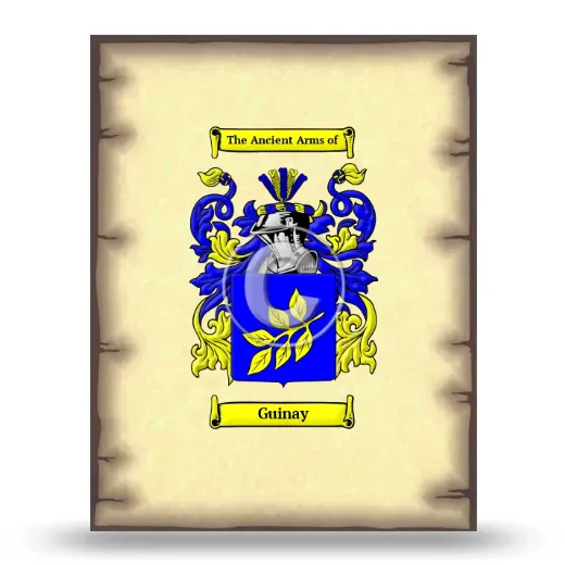 Guinay Coat of Arms Print