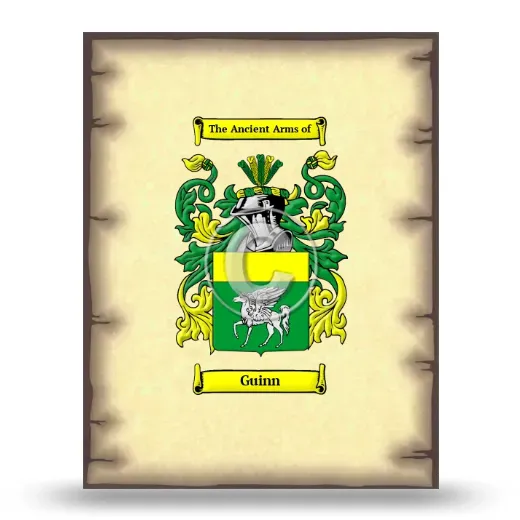 Guinn Coat of Arms Print