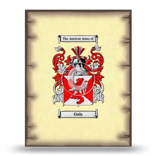 Guis Coat of Arms Print