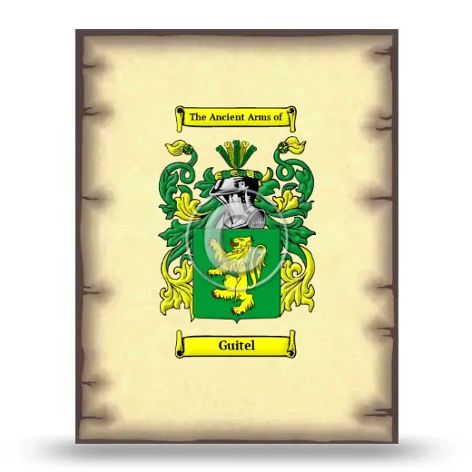 Guitel Coat of Arms Print