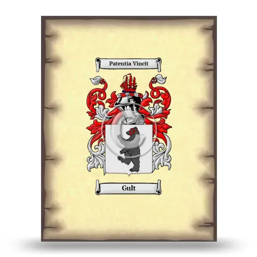 Gult Coat of Arms Print