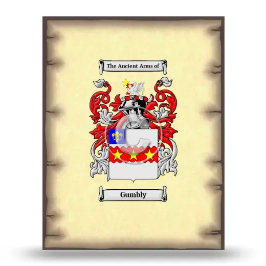 Gumbly Coat of Arms Print