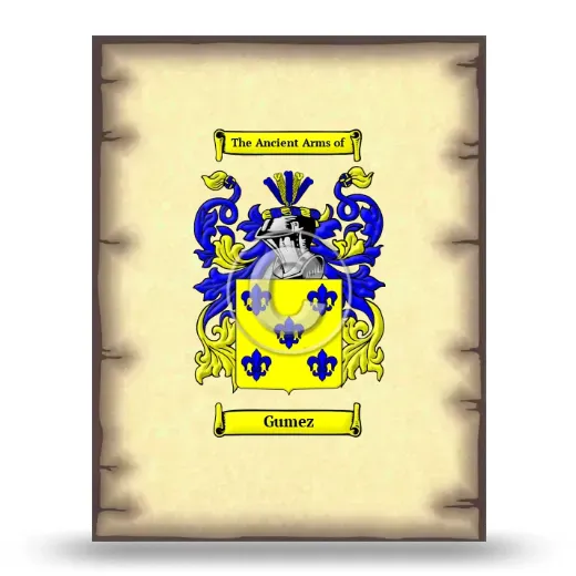 Gumez Coat of Arms Print