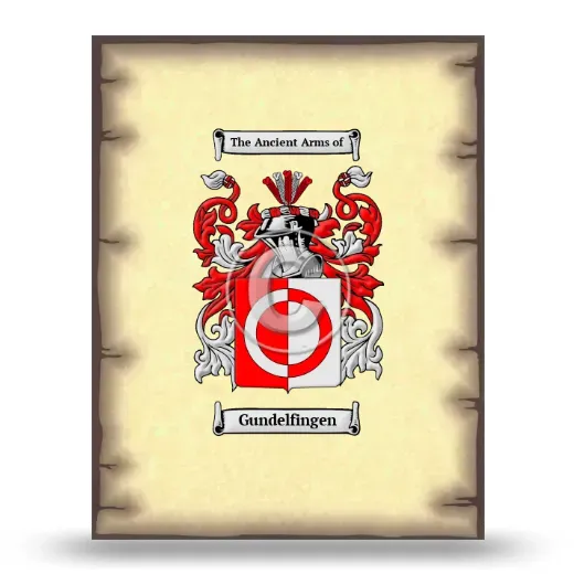 Gundelfingen Coat of Arms Print