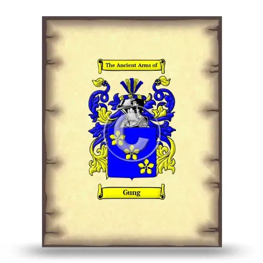 Gung Coat of Arms Print
