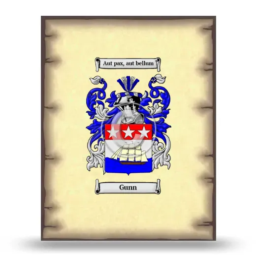 Gunn Coat of Arms Print