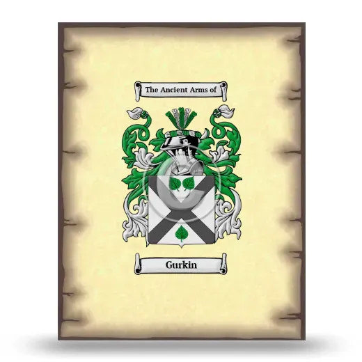 Gurkin Coat of Arms Print