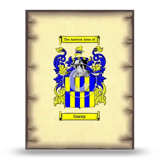 Gurny Coat of Arms Print