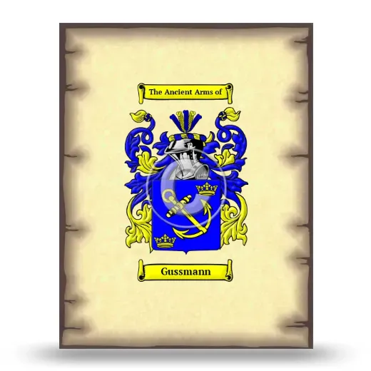 Gussmann Coat of Arms Print