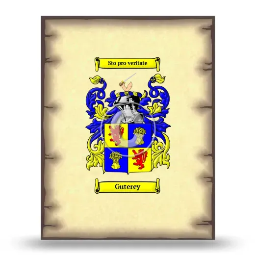 Guterey Coat of Arms Print