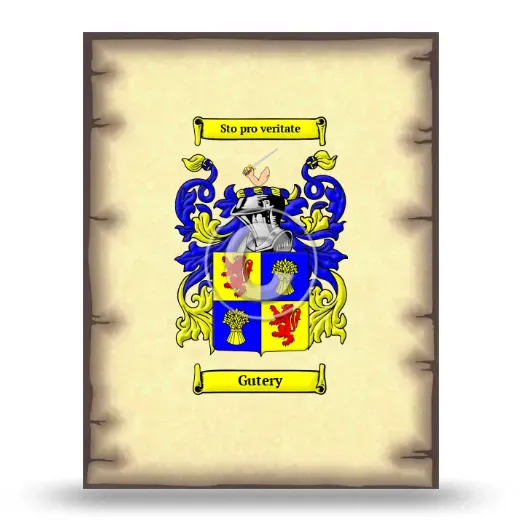 Gutery Coat of Arms Print