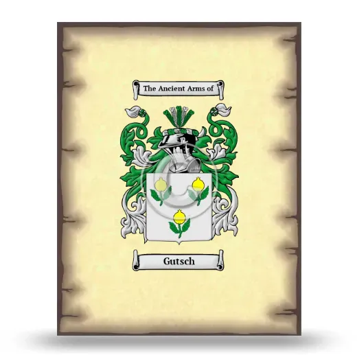 Gutsch Coat of Arms Print