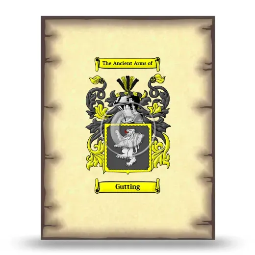 Gutting Coat of Arms Print