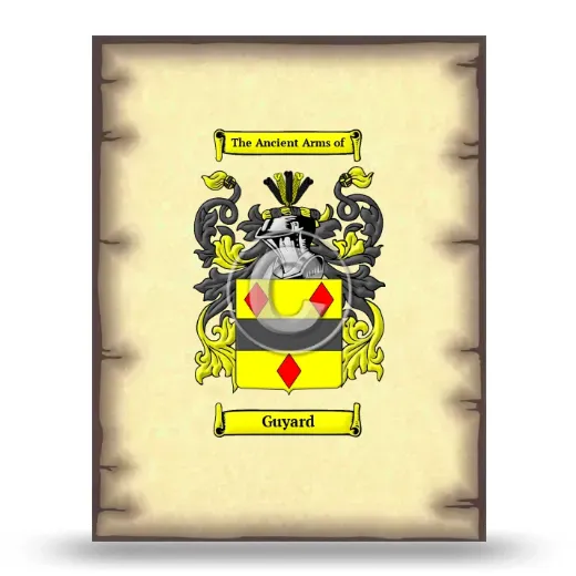 Guyard Coat of Arms Print