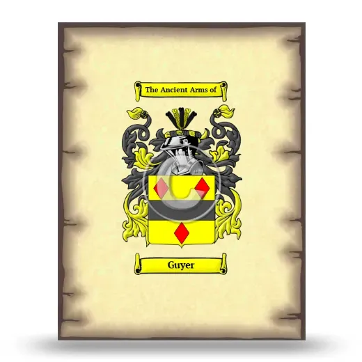 Guyer Coat of Arms Print