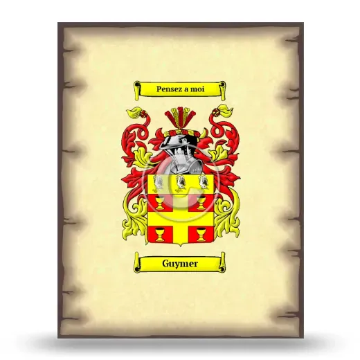 Guymer Coat of Arms Print