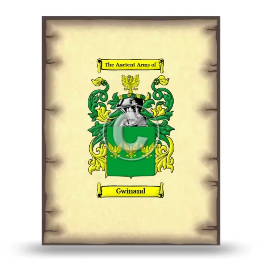 Gwinand Coat of Arms Print