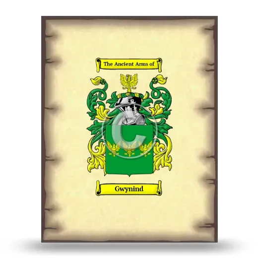 Gwynind Coat of Arms Print