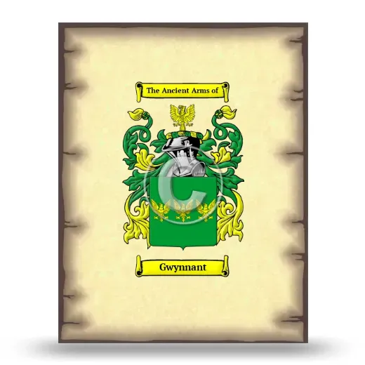 Gwynnant Coat of Arms Print