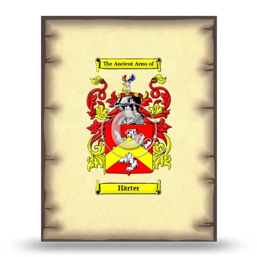 Härter Coat of Arms Print