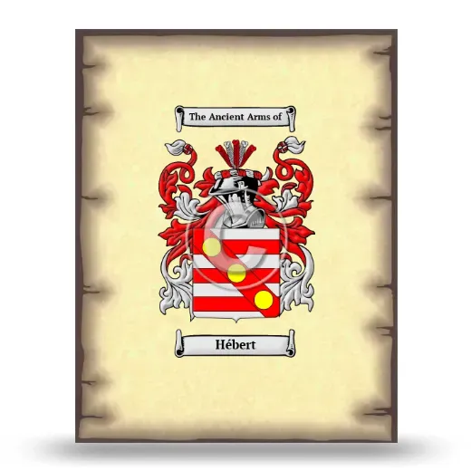 Hébert Coat of Arms Print