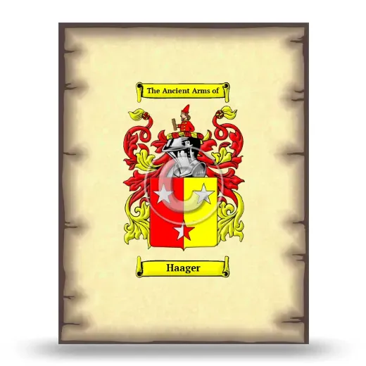 Haager Coat of Arms Print