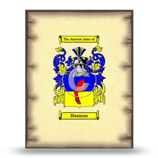 Haaman Coat of Arms Print